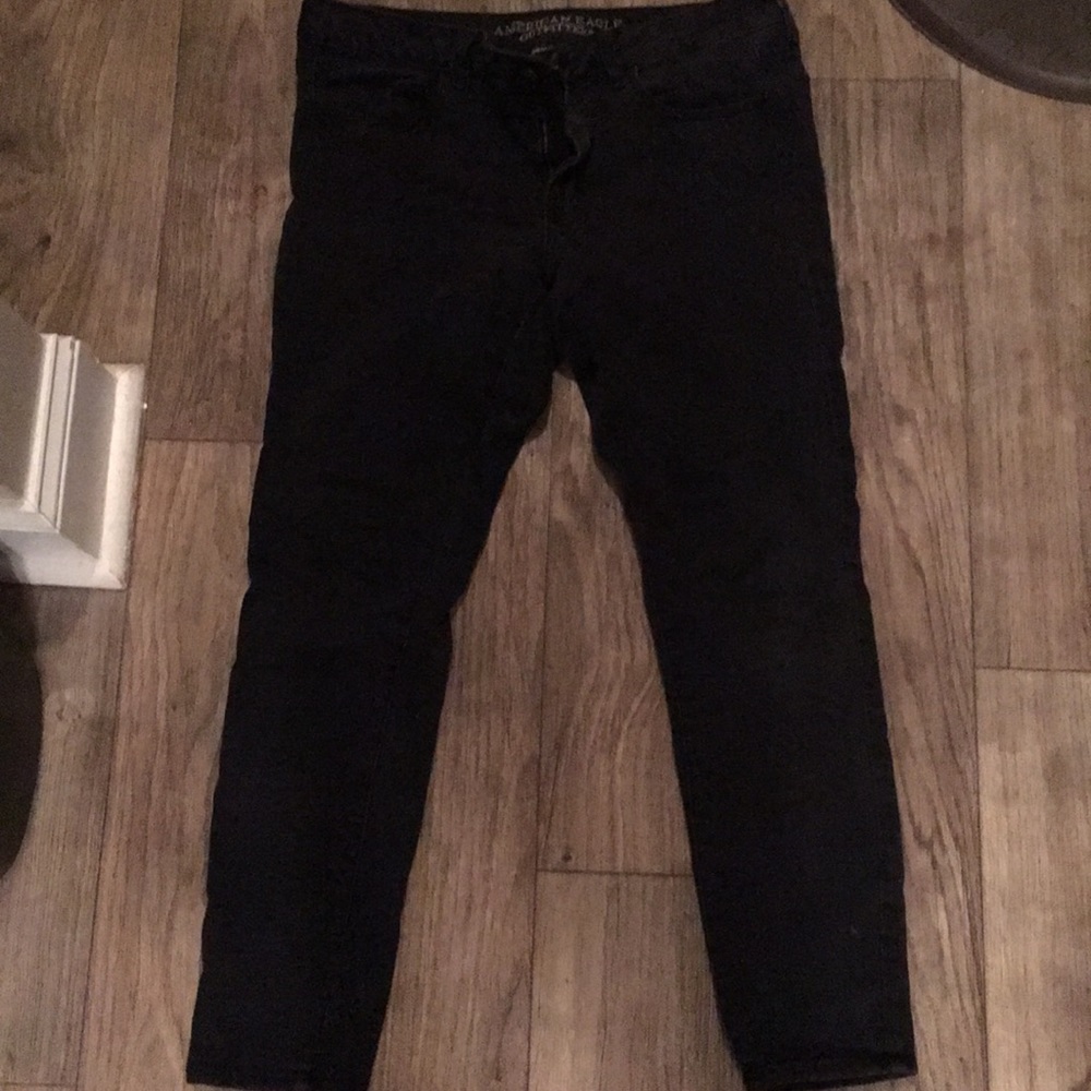 American Eagle black Midrise skinny jean